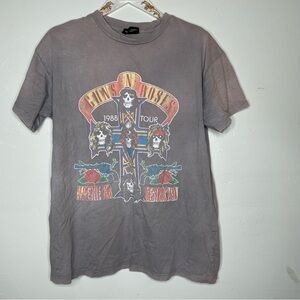 COTTON ON x GUNS & ROSES GRAPHIC STYLE BAND T SHIRT SZ M